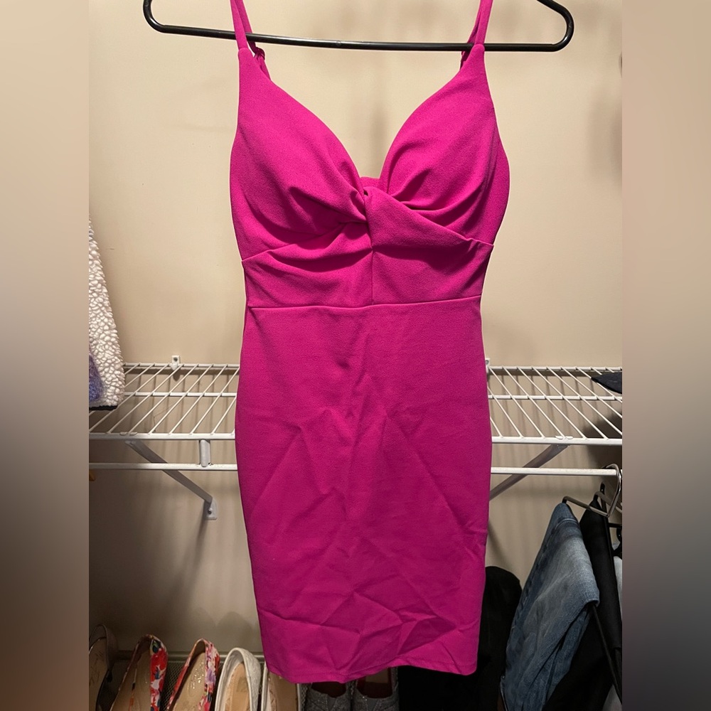 Bright pink Emerald Sundae formal dress